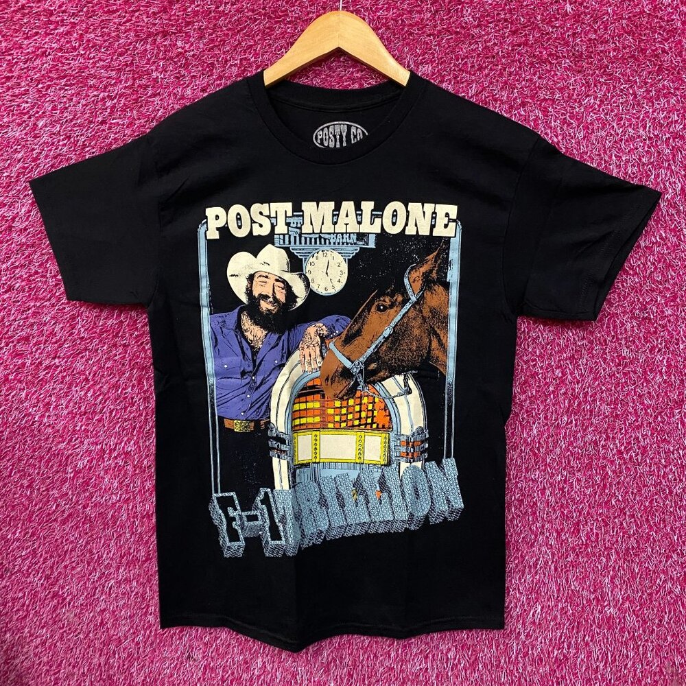 Post Malone F-1 Trillion Jukebox Horse T-Shirt Medium